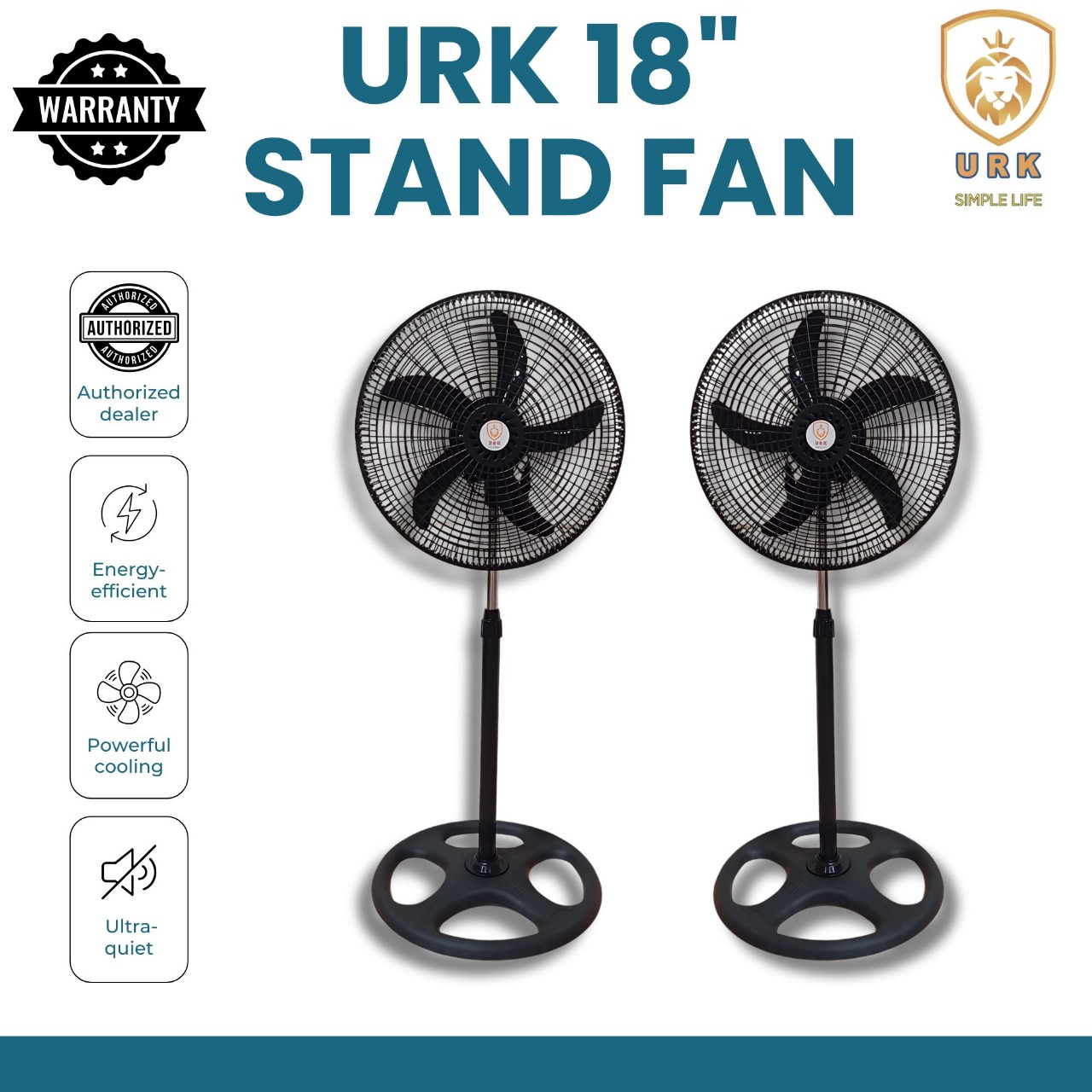 URK-109 Stand Fan 18\"