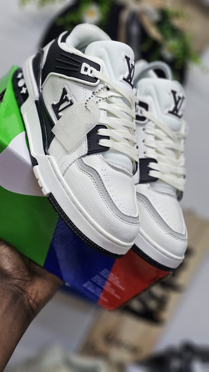Louis Vuitton LV Trainer Shoes White Sneakers