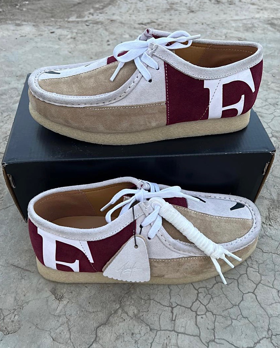 High Quality Clarks Custom Wallabees Multi coloured