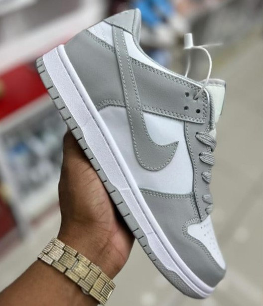 Gray Nike SB Dunk Low Sneakers