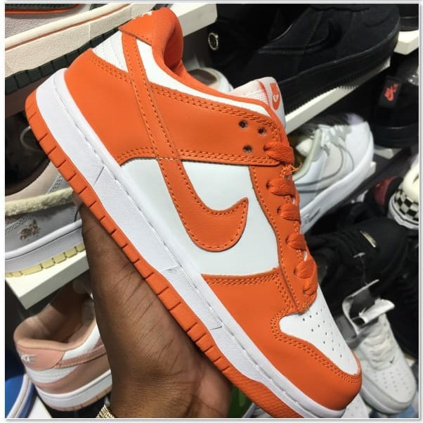 Orange Nike SB Dunk Low Sneakers