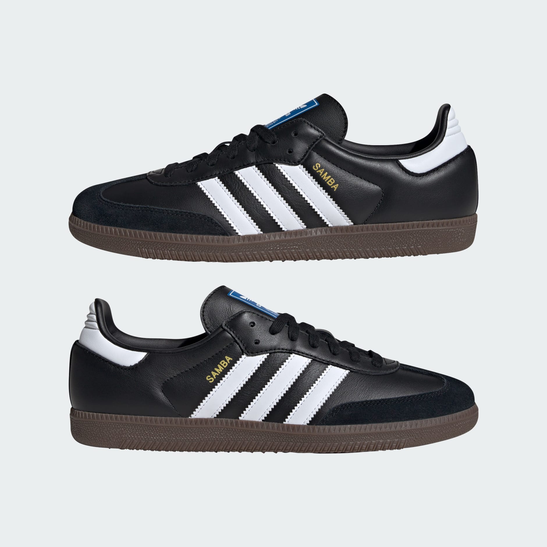 New Adidas Samba Core Black / Cloud White / Gum