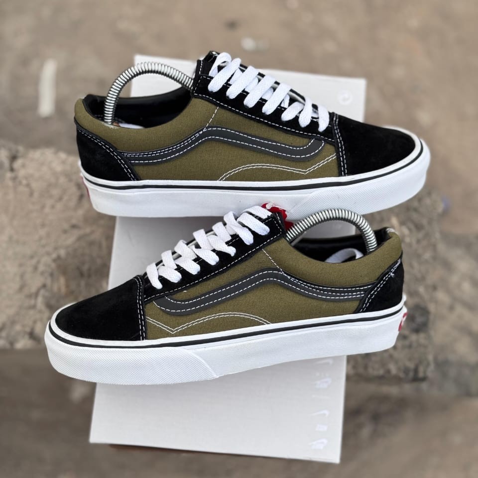 Vans Old Skool Skate Black/Green Shoes