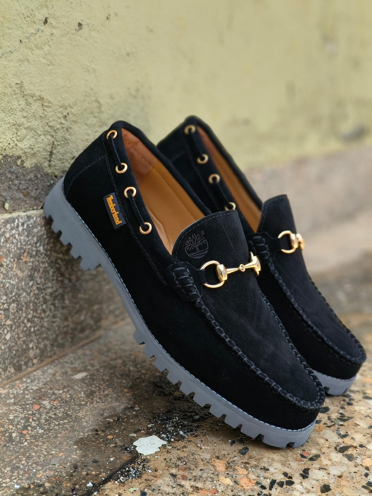 Timberland Black Men's Suede Loafer