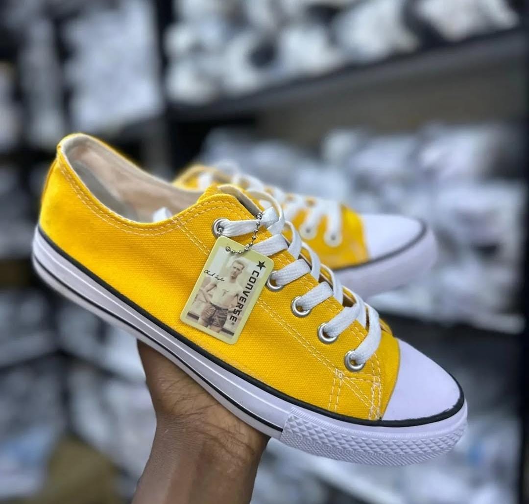 Converse Allstar Low Cuts Yellow Unisex Canvas Shoes