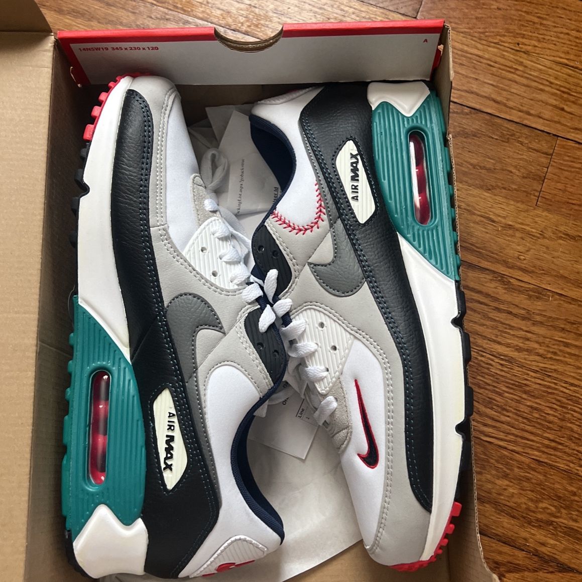 Classic Nike Air Max 90 Customs Multicolor Unisex Sneakers